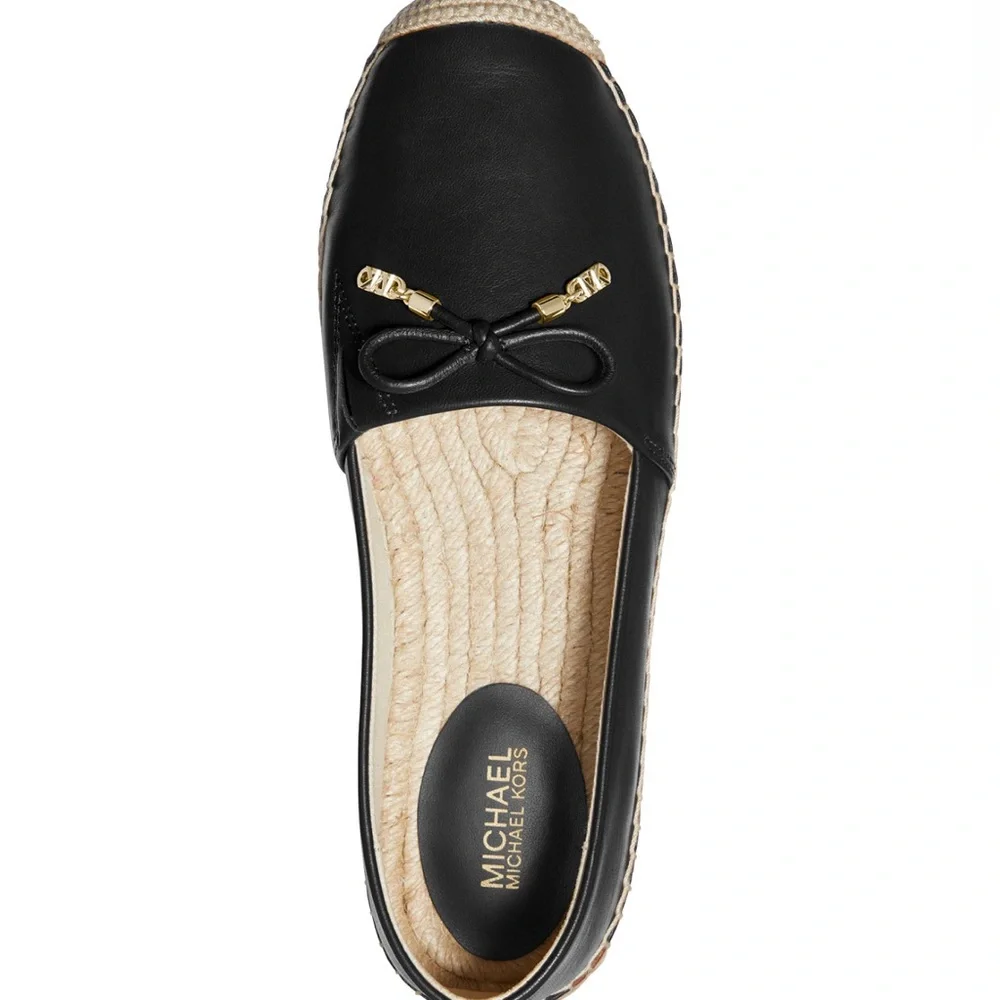 Michael Kors Women's Nori Slip-On Bow Espadrille Flats shoes